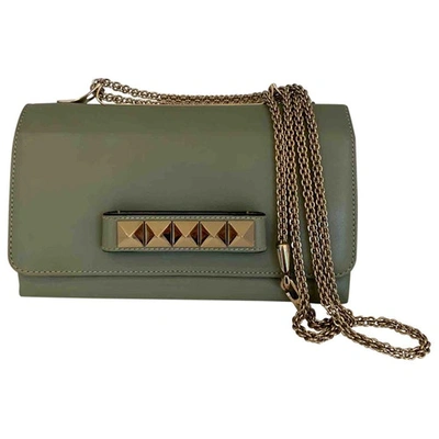 Pre-owned Valentino Garavani Vavavoom Leather Handbag In Green