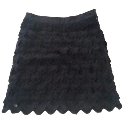 Pre-owned Hoss Intropia Mini Skirt In Black