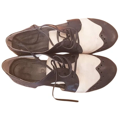 Pre-owned Marsèll Leather Flats In Black