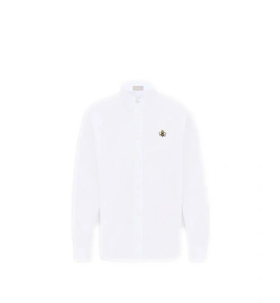 Pre-owned Kaws  X Dior Bee Long Sleeve Shirt White