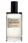 D.s. & Durga Radio Bombay Eau De Parfum, 3.3 oz In White