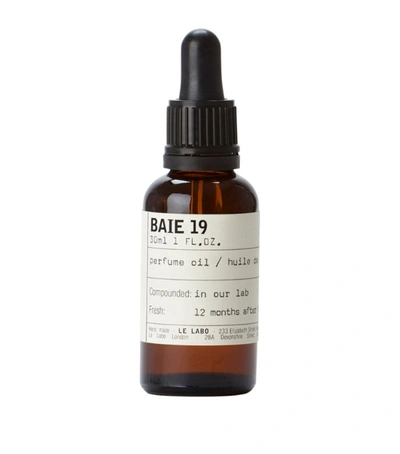 Le Labo Baie 19 Perfume Oil (30ml) In White