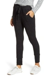 Bobeau Cozy Joggers In Raven Black Mix