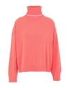 Semicouture Turtlenecks In Red