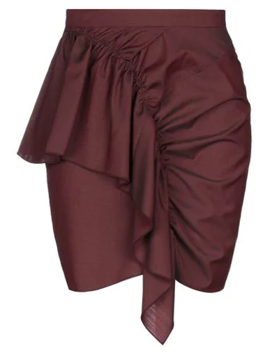 Isabel Marant Étoile Mini Skirts In Brown