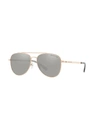 Michael Kors 59mm Aviator Sunglasses In Rose Gold