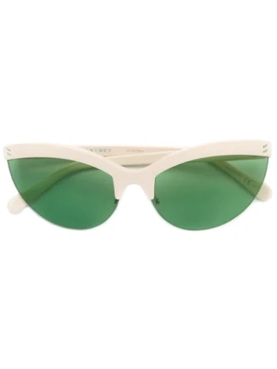 Stella Mccartney 61mm Cat Eye Sunglasses In Neutrals