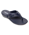 Minnetonka Women's Silverthorne Prism Thong Sandals Women's Shoes In Navy