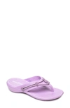 Minnetonka Women's Silverthorne Prism Flip-flop Sandals Women's Shoes In Lilac