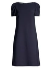 Lafayette 148 Women's Cohen Short-sleeve Dress In Royal Blue
