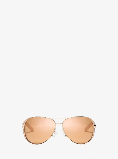 Michael Kors Chelsea Sunglasses In Rose Gold