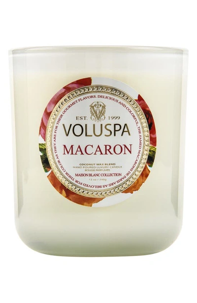 Voluspa Maison Blanc Macaron Classic Maison Candle, 12 oz