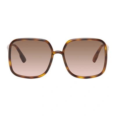 Dior Eyewear Sostellaire 1 Square Sunglasses In Brown