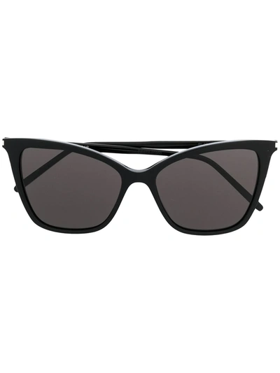 Saint Laurent Cat Eye Sunglasses In Black