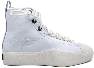 Pre-owned Adidas Originals  Y-3 Bashyo Ii White In White/white/white