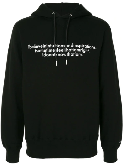 トップス 20SS sacai Einstein Hoodie Sacai Black Einstein Hoodie Sacai