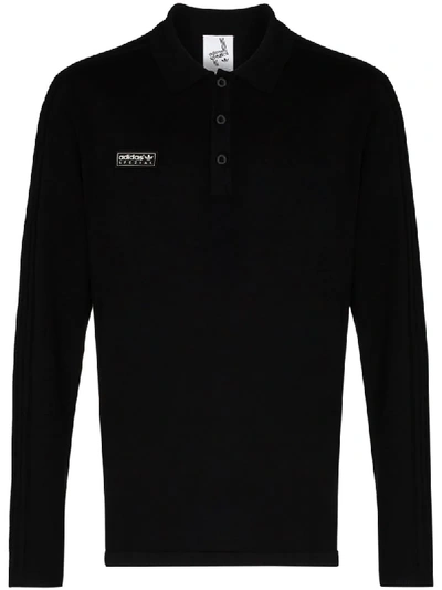 Adidas Originals Adidas Spezial Newsam Polo Shirt In Black