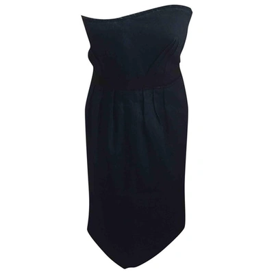 Pre-owned Lanvin Dress In Navy