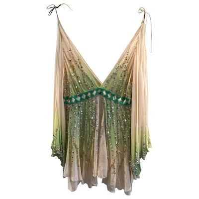 Pre-owned Jenny Packham Silk Camisole In Multicolour