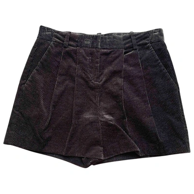 Pre-owned Agnona Brown Cotton Shorts