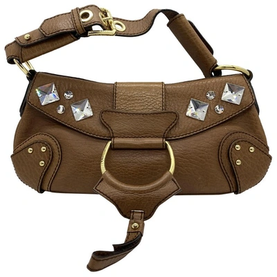Pre-owned Dolce & Gabbana Leather Handbag In Camel