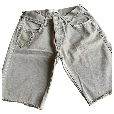 Pre-owned Mauro Grifoni Green Cotton Shorts