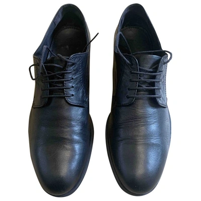 Pre-owned Vagabond Leather Lace Ups In Black