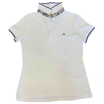Pre-owned Fay White Cotton Top