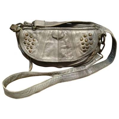 Pre-owned Zadig & Voltaire Rock Grey Leather Handbag