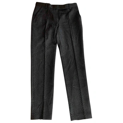 Pre-owned Viktor & Rolf Straight Pants In Black