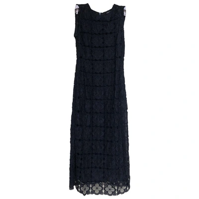 Pre-owned Ermanno Scervino Lace Mid-length Dress In Black