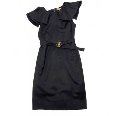 Pre-owned Francesco Scognamiglio Black Wool Dress