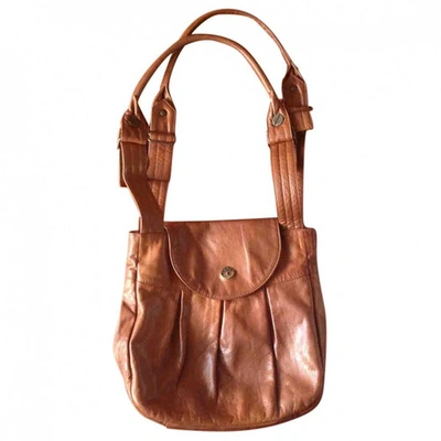 Pre-owned Timberland Camel Leather Handbag