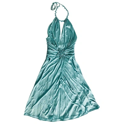 Pre-owned Blumarine Mid-length Dress In Turquoise