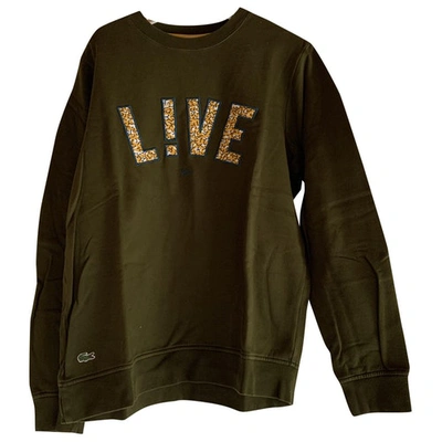 Pre-owned Lacoste Live Sweatshirt In Green