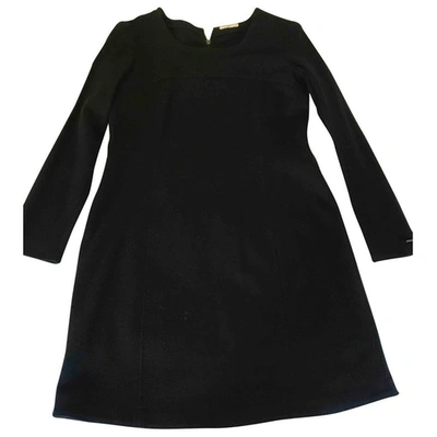 Pre-owned Marella Wool Mid-length Dress In Black