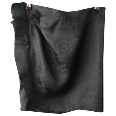 Pre-owned Isabel Marant Silk Skirt In Black