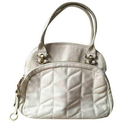 Pre-owned Designers Remix Leather Handbag In White