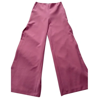 Pre-owned Blumarine Large Pants In Pink