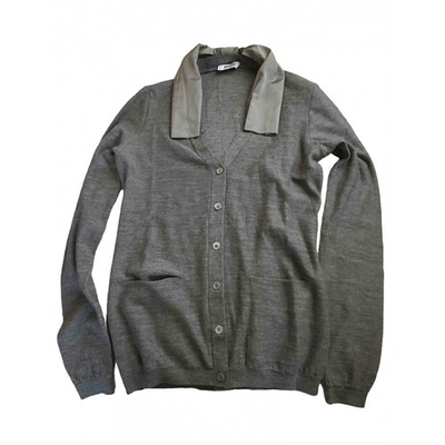 Pre-owned Moschino Cheap And Chic Wool Cardigan In Grey