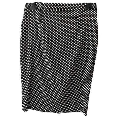 Pre-owned Moschino Black Wool Skirt
