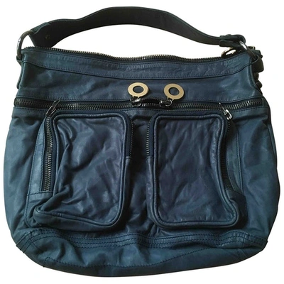 Pre-owned Designers Remix Leather Handbag In Blue