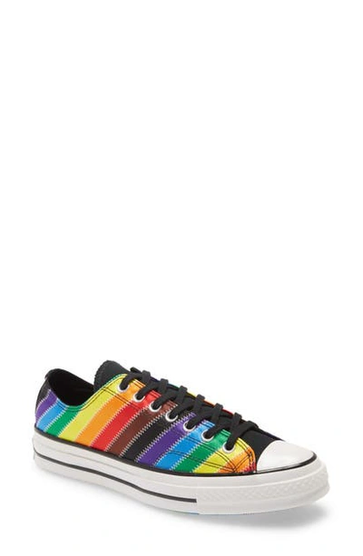 Converse Chuck Taylor All Star 70 Low Top Pride Sneaker In White/ Black/ Dark Roast