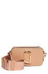 Marc Jacobs Snapshot Dtm Leather Crossbody Bag In Sunkissed