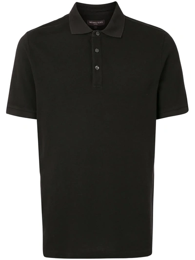 Michael Kors Classic Polo Shirt In Black