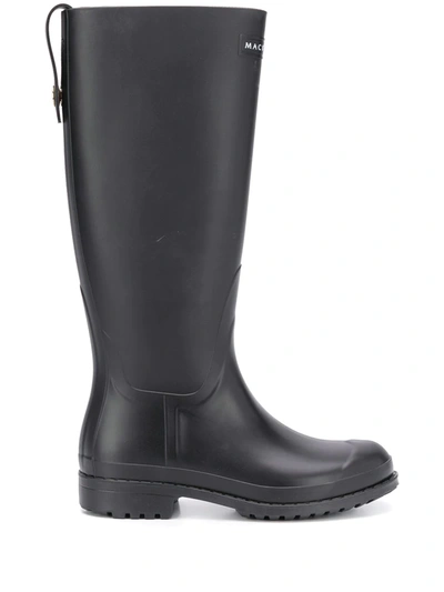 Mackintosh Wiston Wellington Boots In Black