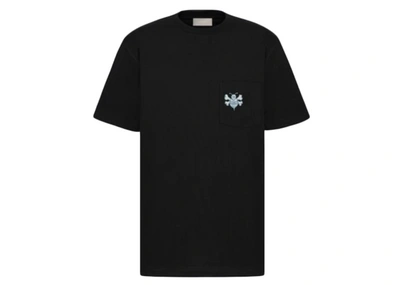 Pre-owned Dior  And Shawn Oversized Bee T-shirt Black