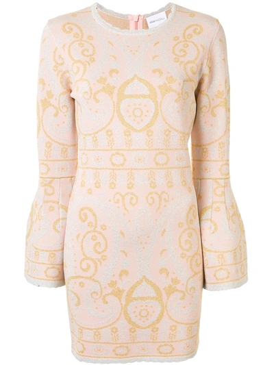 Alice Mccall Adore Glitter Patterned Dress In Pink