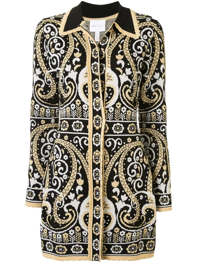 Alice Mccall Adore Baroque Patterned Jacket In Black