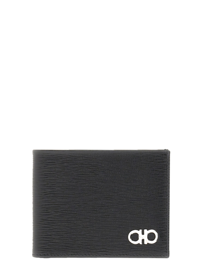 Ferragamo Gancini Wallet In Black